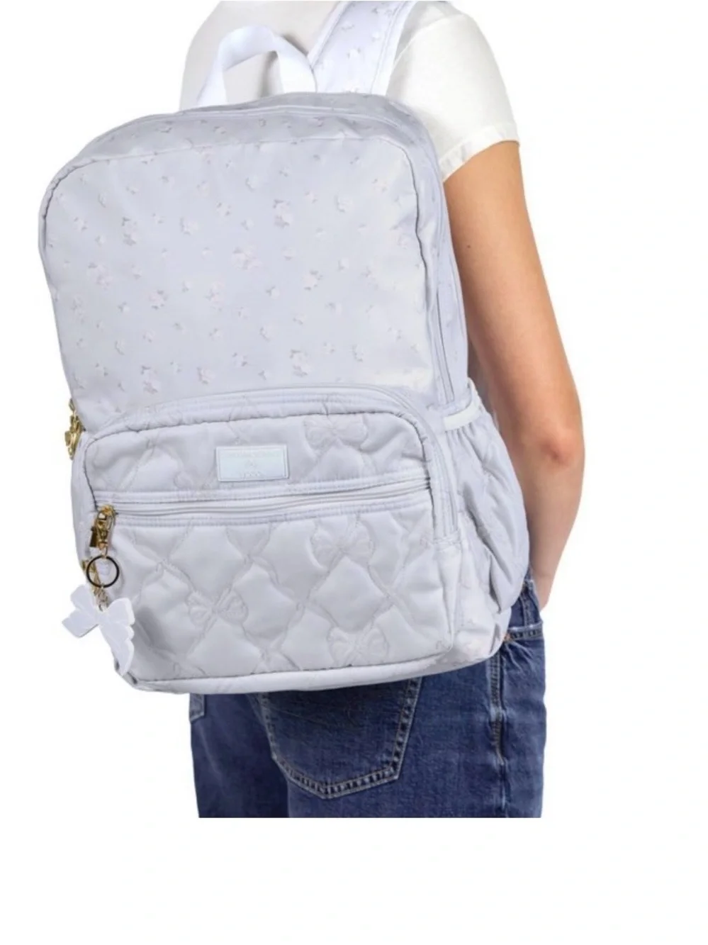 Loveshackfancy Everblooming Rosettes Ditsy Backpack with Matching Lunch Bag